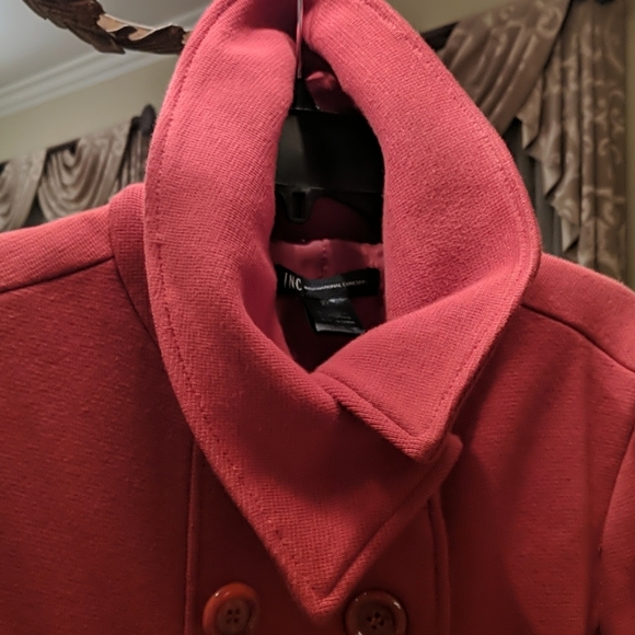 INC double breasted jacket w/jersey shirt - Picture 2 of 16